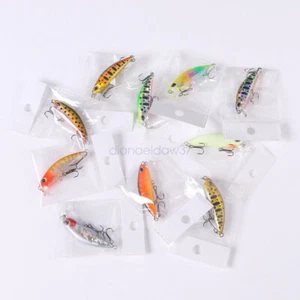 10X Fishing Lures Crankbaits Minnow Trout Hooks Bait Bass Tackle Saltwater AU - Picture 1 of 12