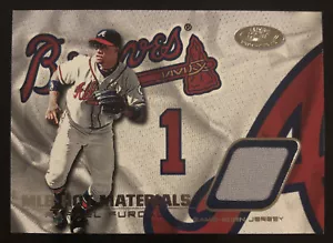 Camiseta deportiva MLB Hot Prospects Rafael Furcal 2002 Hot Materials ¡Juego usada! BRAVES - Imagen 1 de 2