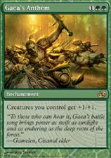 [1x] Gaea's Anthem - Foil - Played, English - Planar Chaos MTG Magic