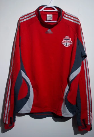 RARE Toronto FC Adidas Inaugural Season Training Jacket Size L Cover