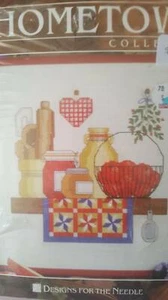 Designs For The Needle cross stitch kit - Quilt and Apples - Picture 1 of 2