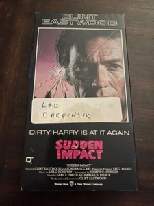 Sudden Impact (VHS, 1990) - Picture 1 of 3