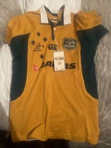 ✺Vintage✺ 2005 QANTAS WALLABIES Rugby Union Jersey SIZE S Australia - Picture 1 of 5
