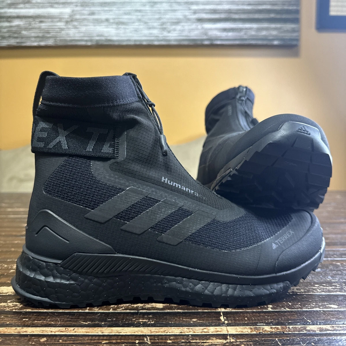 adidas Pharrell x Terrex Free Hiker Zip Triple Black for Sale