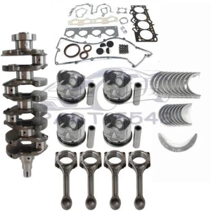 G4GC Engine Overhaul Rebuild Kit - Piston Gasket Bearings For Hyundai Kia 2.0L - Picture 1 of 13