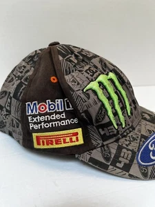 Rare DC Shoes Monster Ken Block 43 Rally Car Race Gray Flex Fit Hat Sz S-M READ - Picture 1 of 9