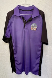 Colorado Rockies MLB Baseball Coors Field Staff Polo Short Sleeve Shirt Men’s L - Picture 1 of 8