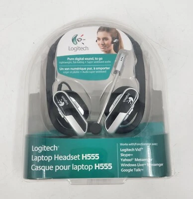 NEW Logitech H555 USB Headset - Image 1 of 4