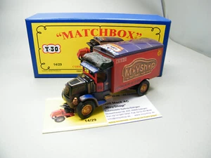 Matchbox MoY Code 2 Y30 Leipzig Treffen Feuerwehr mit kupfer rot 1/5 blaue Box - Bild 1 von 3