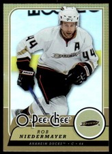 2008-09 O PEE CHEE METAL Rob Niedermayer Anaheim Ducks #125