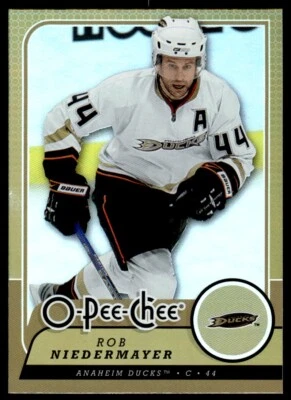 2008-09 O PEE CHEE METAL Rob Niedermayer Anaheim Ducks #125 - Image 1 of 2