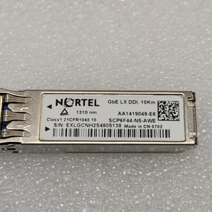 2 Stück Original Nortel AA1419049-E6 1000Base-LX SFP 1310nm 10km SMF LC DOM - Bild 1 von 8