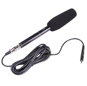 Condenser Interview Microphone Photography Shotgun Microphone for DSLR Camcorder - Picture 1 of 7