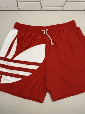 阿迪达斯红色男式泳裤,尺寸 M — 第 1/3 张图片