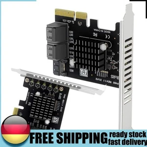 PCIe SATA Card Jmb585 Chip PCI-E To SATA Expansion Card for Windows/Linux/ OS - Afbeelding 1 van 14