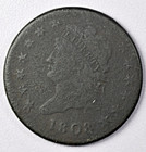 1808 Draped Bust Large Cent Good Details Porosity