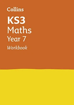 Collins KS3 - KS3 MATHS YEAR 7 WORKBOOK (Collins KS3 Revision) by Collins KS3 - Image 1 of 2
