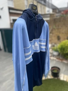 Adidas 1980’s Vintage Manhattan Track suit Top Large Rare - Picture 1 of 6