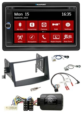 Blaupunkt Bluetooth DAB 2DIN USB DVD Lenkrad Autoradio für Subaru Legacy Outback - Bild 1 von 4