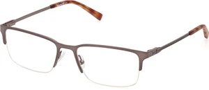 Timberland TB1799 013 Gunmetal Semi Rimless Metal Eyeglasses Frame 55-18-145 - Picture 1 of 3