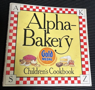 Vintage 1987 Alpha-Bakery Children Cookbook Gold Medal Kids Baking Recipes Book Foto 1 de 4