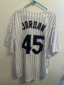 Michael Jordan Birmingham Barons Jersey 5X Baseball Jersey - Picture 1 of 5
