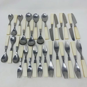 Vintage MCM lot of 30 SUPREME QUALITY CUTLERY LUCITE JAPAN - Imagen 1 de 12