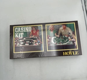 Vintage Casino Kit von Hoyle 1979 Stancraft #8302 Poker Chips Karten neu versiegelt - Bild 1 von 6