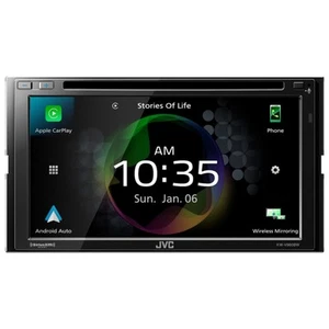 Receptor multimedia JVC KW-V960BW doble DIN doble USB Bluetooth reproductor de CD/DVD - Imagen 1 de 11
