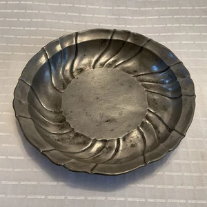 Antike 1800 deutsche J.H.&S München Zinn tiefe Schale Schale 22 cm Durchmesser - Bild 1 von 8