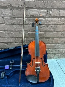 Traje de violín Cremona SV-200 4/4, con afinador, estuche y arco - Imagen 1 de 13