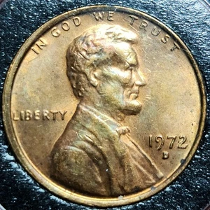 1972 D/D Lincoln Memorial Cent RPM Repunched Mint Mark Error Coin - Picture 1 of 12