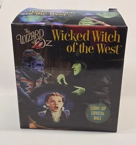 NEW ~THE WIZARD OF OZ WICKED WITCH OF THE WEST LIGHT-UP CRYSTAL BALL & MINI BOOK - Picture 1 of 4