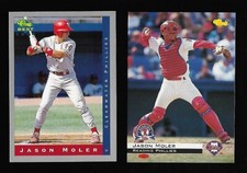 1993 Classic Best Jason Moler Clearwater Phillies + 1994 Classic 