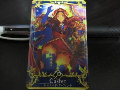 FGO Fate Grand Order Arcade Card Servant Leonardo da Vinci Caster Final - Image 1 of 2