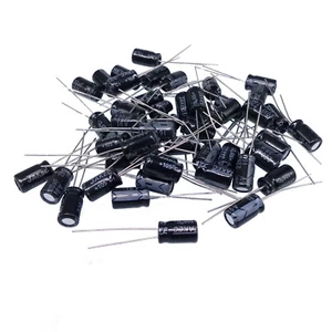 US Stock 50pcs Electrolytic Capacitors 220uF 220mfd 16V +105℃ Radial 6 x 12mm - Picture 1 of 4