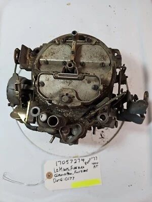 Carburador original vintage 17057274 0177 Pontiac LeMans Firebird Grand Prix 77 Foto 1 de 4