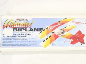Great Planes Ultimate Biplane .40-.70 Size Aerobatic Wood RC Kit - Picture 1 of 5