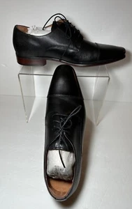 NIB Florsheim Postino Cap Plain Toe Oxford Black Leather Dress Shoes 15149-001 - Picture 1 of 12
