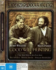 Good Will Hunting DVD (Region 4) Legends Collection Robin Williams NEW CASE - Picture 1 of 3