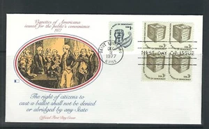 US Scott # 1584 Ballot Box FDC .Fleetwood cachet - Picture 1 of 1