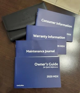 NEW OEM 2020 Acura MDX Owner's Manual FULL SET with Original Acura Case / Save - Picture 1 of 2