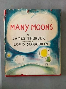 Many Moons by James Thurber Illustrated by Louis Slobodkin HBDJ 1943 Printing - Imagen 1 de 2