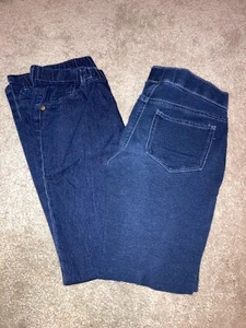 LOT of 2 Girls Jeans Sz 12 Elastic Waist Gymboree & SO (16-337) - Picture 1 of 10