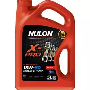 Nulon X-PRO 15W-50 Street & Track Engine Oil 5L Semi Synthetic XPR15W50-5 - Picture 1 of 2