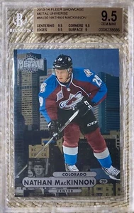 2013 FLEER SHOWCASE METAL UNIVERSE NATHAN MACKINNON BGS 9.5 POP 12 NO 10’S - Picture 1 of 2