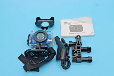 Gear-Pro High-Definition Sport Action Camera,720p - Blue w/ Accessories - Image 1 of 4