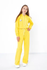 Teen Girls’ Stylish Hoodie & Elastic Waist Joggers Set – Comfortable Double-K... - Picture 1 of 9