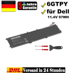 BATTERIA 6 GTPY per DELL XPS 15 9550 9560 9570 7590 PRECISIONE 15 5510 5520 5530 97Wh - Foto 1 di 12