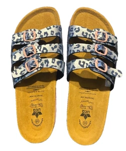 Lico Girl's Bioline Kids Mules, Blue Pink, 8 UK - Picture 1 of 8